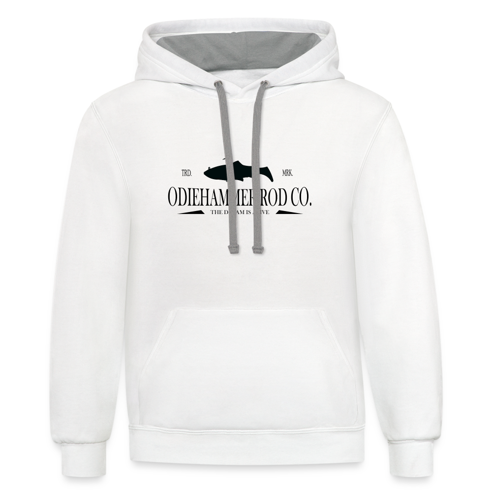 TRDMRK Hoodie - white/gray