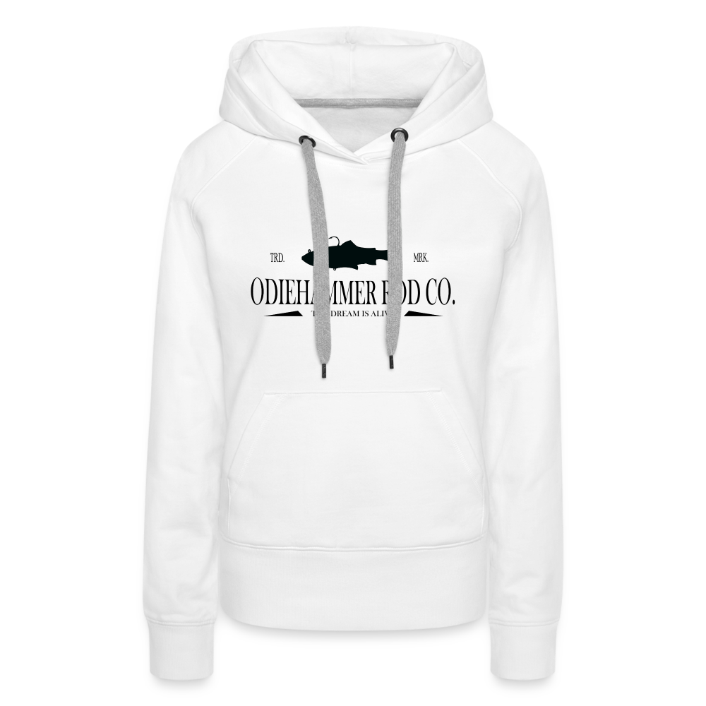 TRDMK Womens Hoodie - white