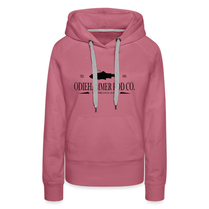 TRDMK Womens Hoodie - mauve